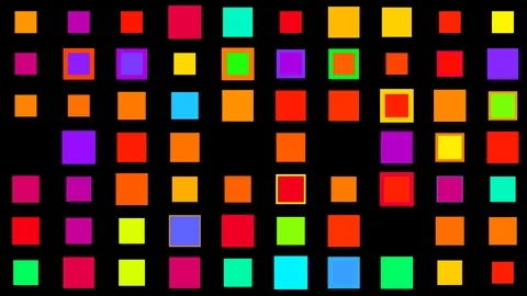 Crazy squares 11 Stock Footage 95595730