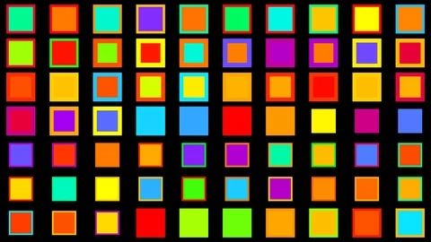 Crazy squares 13 Stock Footage 95595778