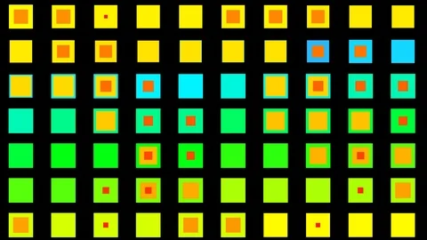 Crazy squares 15 Stock Footage 95595834