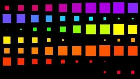 Crazy squares 16 Stock Footage 95595853