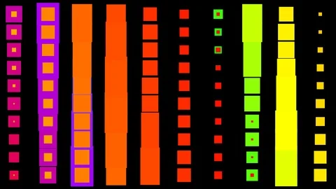 Crazy squares 17 Stock Footage 95595877