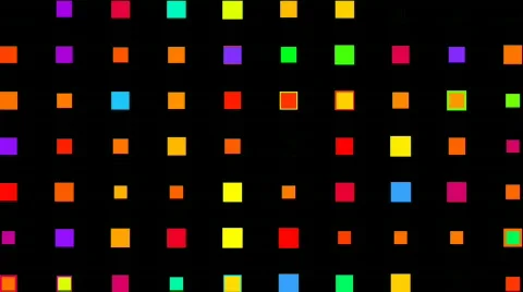 Crazy squares rainbow Stock-Footage 700908