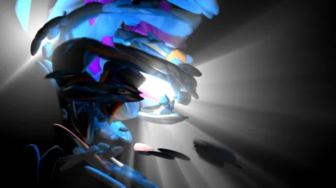 Crazy Swirl (HD) Stock Footage 32354463