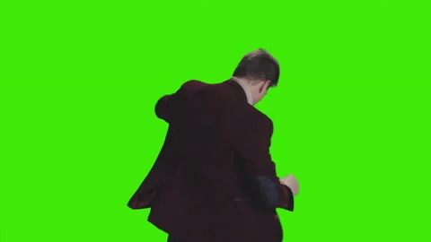 Crazy young man dancing Stock Footage 172742308