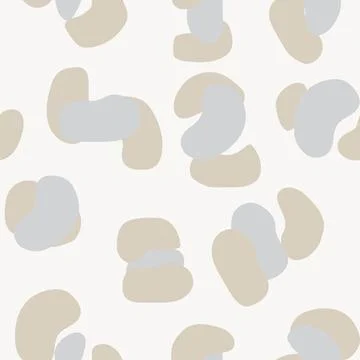 Cream Abstract Leopard seamless pattern design Stock Illustration