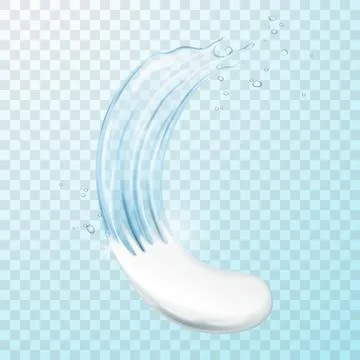 Cream and liquid texture mix Illustrazione stock