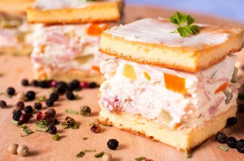 Cream appetizer Stock Photos