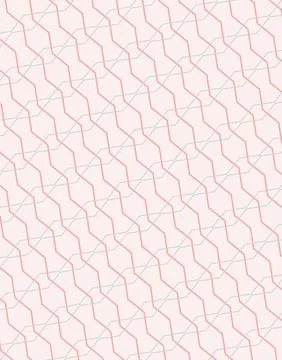 Cream blush fade minimalist continuous stroke-based wallpaper pattern in soft ro Stock Illustration