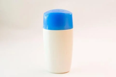 Cream bottle isolate in studio light Stock Photos