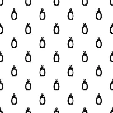 Cream bottle pattern vector Stockillustratie