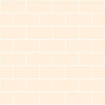 Cream Brick Wall Seamless Background Stock Illustration