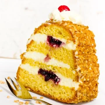Cream cake Stock Photos