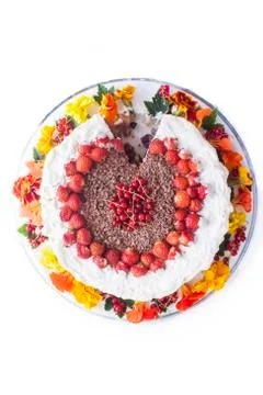 Cream cake Stock Photos