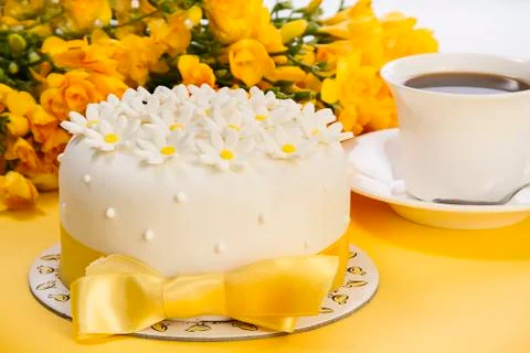 Cream cake Stock Photos