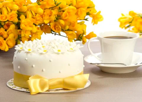 Cream cake Stock Photos