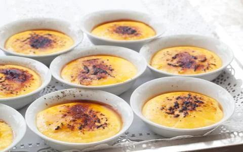 Cream dessert Stock Photos