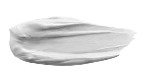 Cream isolated Foto stock