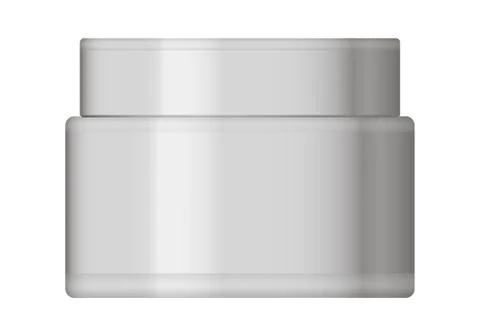 Cream jar Illustrazione stock