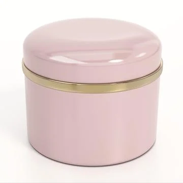 Cream jar isolated on white background. 3D illustration Stock Illustration