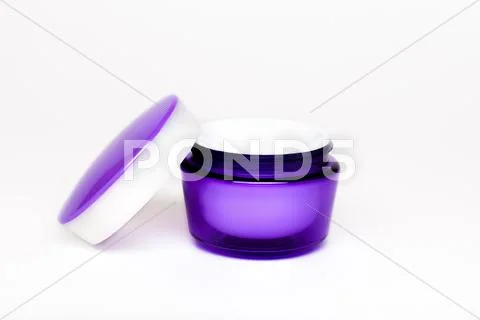 Cream jar Stock Photos