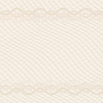 Cream midnight teal visual background with framed accents and harmonic wave line Stock Illustration