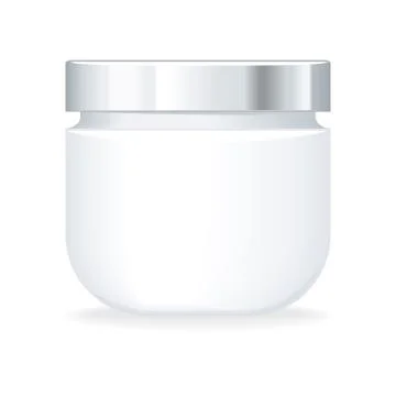 Cream or Gel bottle. Empty Cosmetic Product Stock Illustration