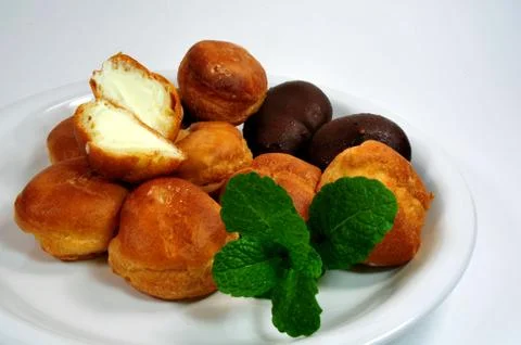 Cream puff Stockfoto's