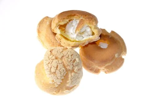 Cream puff Foto stock