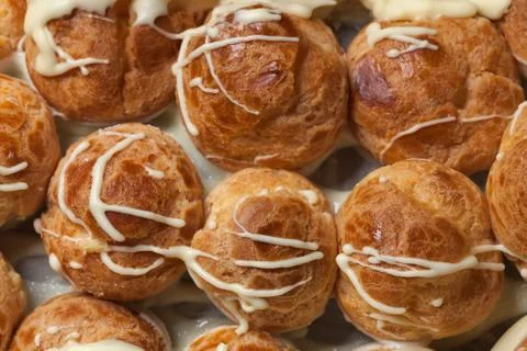 Cream puff Stock Photos