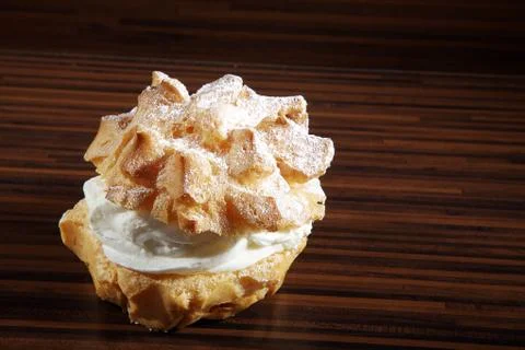 Cream puff Stock Photos