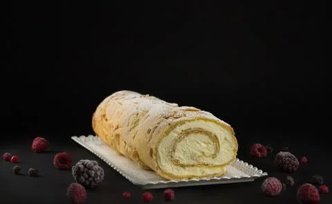 Cream-roll Stock Photos