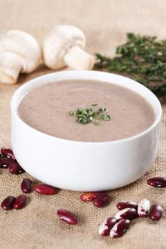 Cream soup Stock Photos