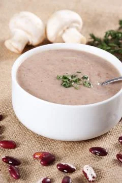 Cream soup Stock Photos