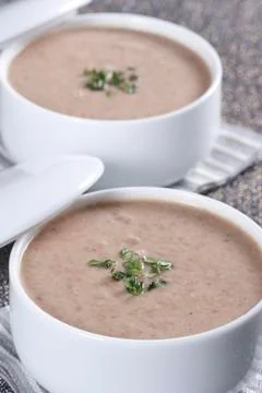 Cream soup Stock Photos