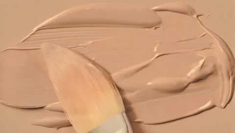 Cream splash on white background Stock Footage 303630090