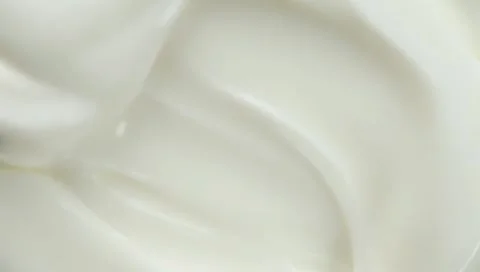 Cream splash on white background Stock Footage 303630111