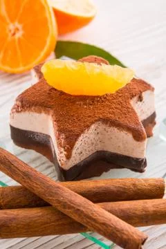 Cream star Stock Photos