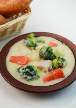 Cream stew Stock Photos