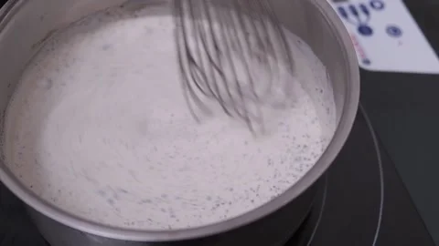 Cream with trimoline. Stock Footage 133580128