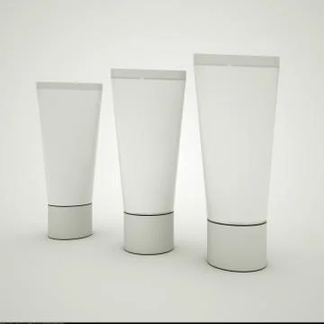 Cream tubes Stock Photos