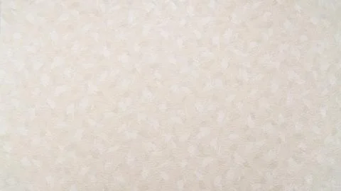 Cream Wallpaper Texture with Subtle Embossed Leaf Pattern Stockfoto's