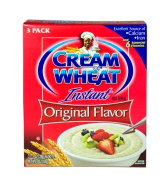 Cream of wheat 库存照片