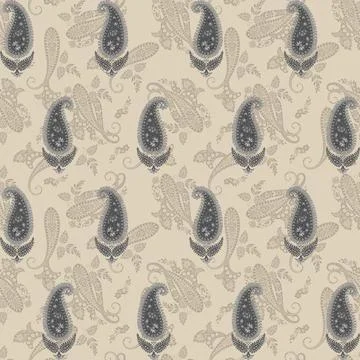Cream,Colour,Background,With,Abstract,Texture,Work,And,Antique,Style Stock Illustration