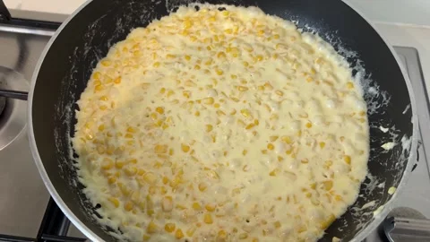 Creamed corn Stock Footage 324931076
