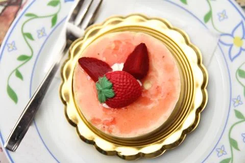 Creamy cake Stock Photos