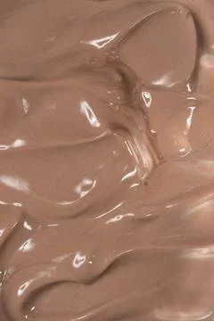 Creamy chocolate pudding texture Stock Photos