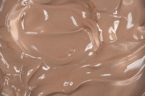 Creamy chocolate pudding texture Stock Photos