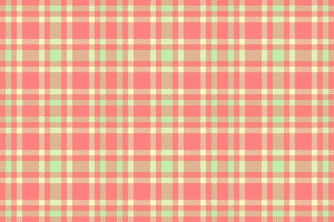 Crease pattern seamless textile, graphical check plaid texture. Cotton vect.. Stock Illustration