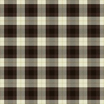Crease texture fabric plaid, quilted vector pattern background. Path check .. Stock Illustration