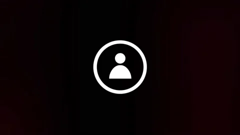 Create account screen icon with glitch art effect. Retro futurism 80s 90s Stock Footage 159828195